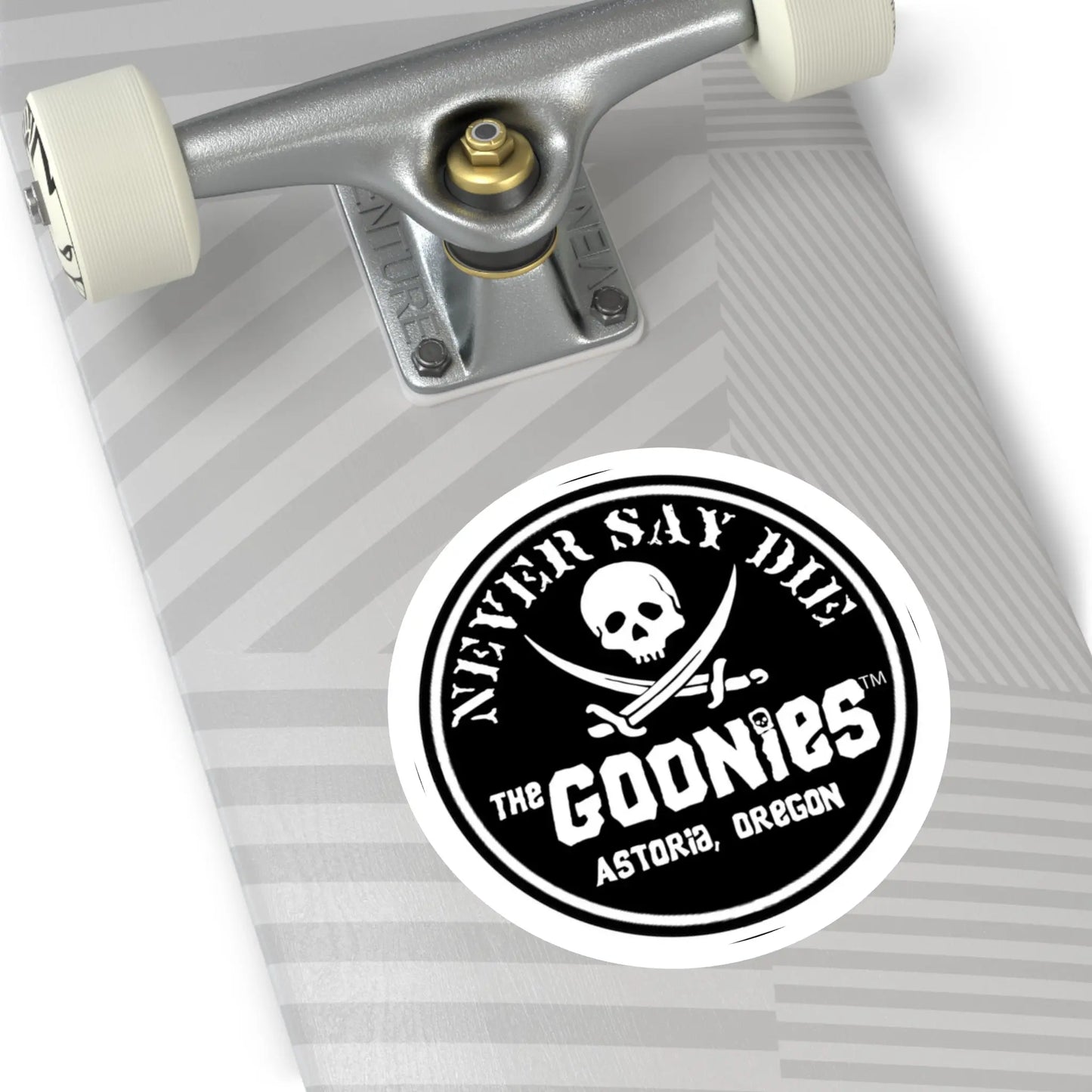 Goonies Never Say Die Stickers, perfect for fans of the Goonies movie - Geek House Creations