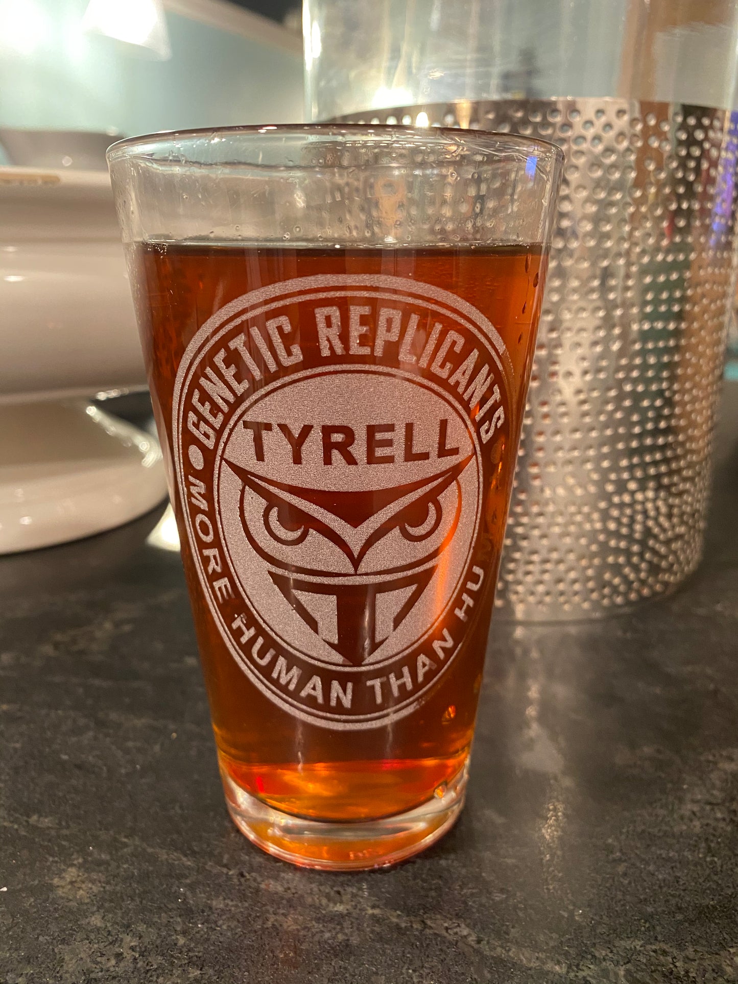 Blade Runner Tyrell Corp Pint Glass - Geek House Creations