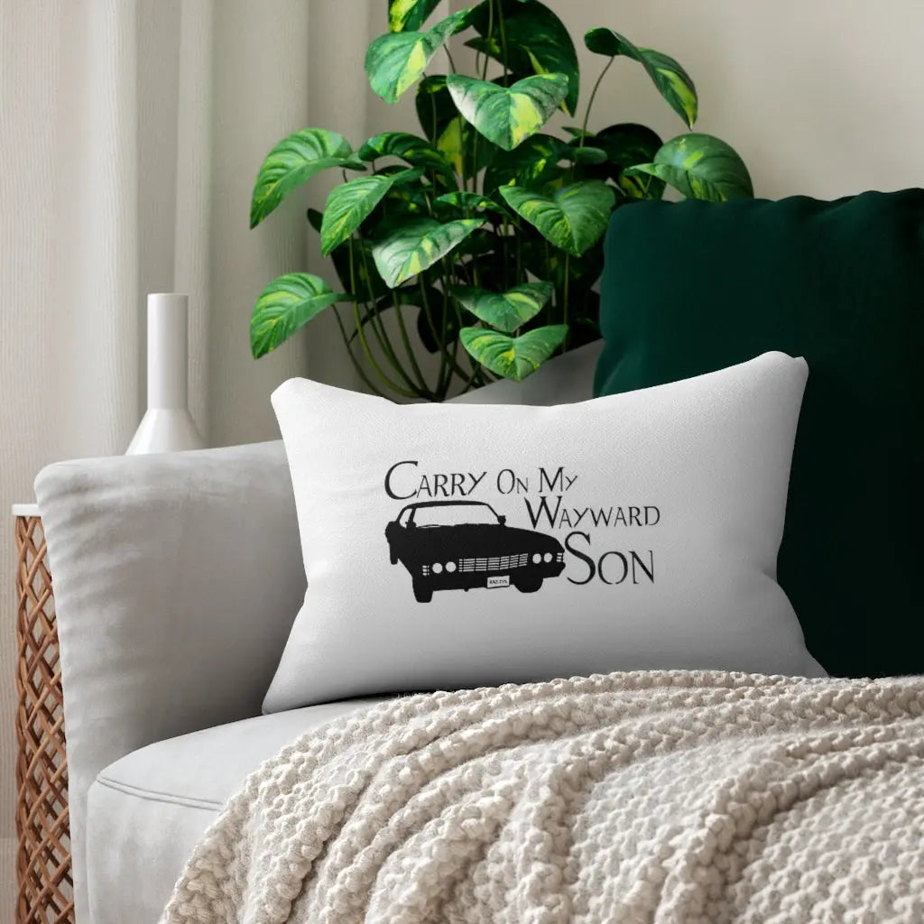 Supernatural Carry On My Wayward Son Pillow - Geek House Creations
