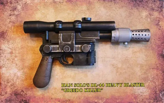Han Solo Blaster Star Wars Cosplay Prop - Geek House Creations