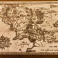 Middle-Earth Map LOTR Wall Art, woodwork - Geek House Creations