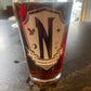 Nvermore Academy Beer Pub Pint Glass, Wednesday Addams fan glass - Geek House Creations