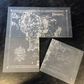 Map of Middle Earth laser engraved on a set of slate coasters, , from Fellowship of the Ring, LOTR Art - Geek House Creations