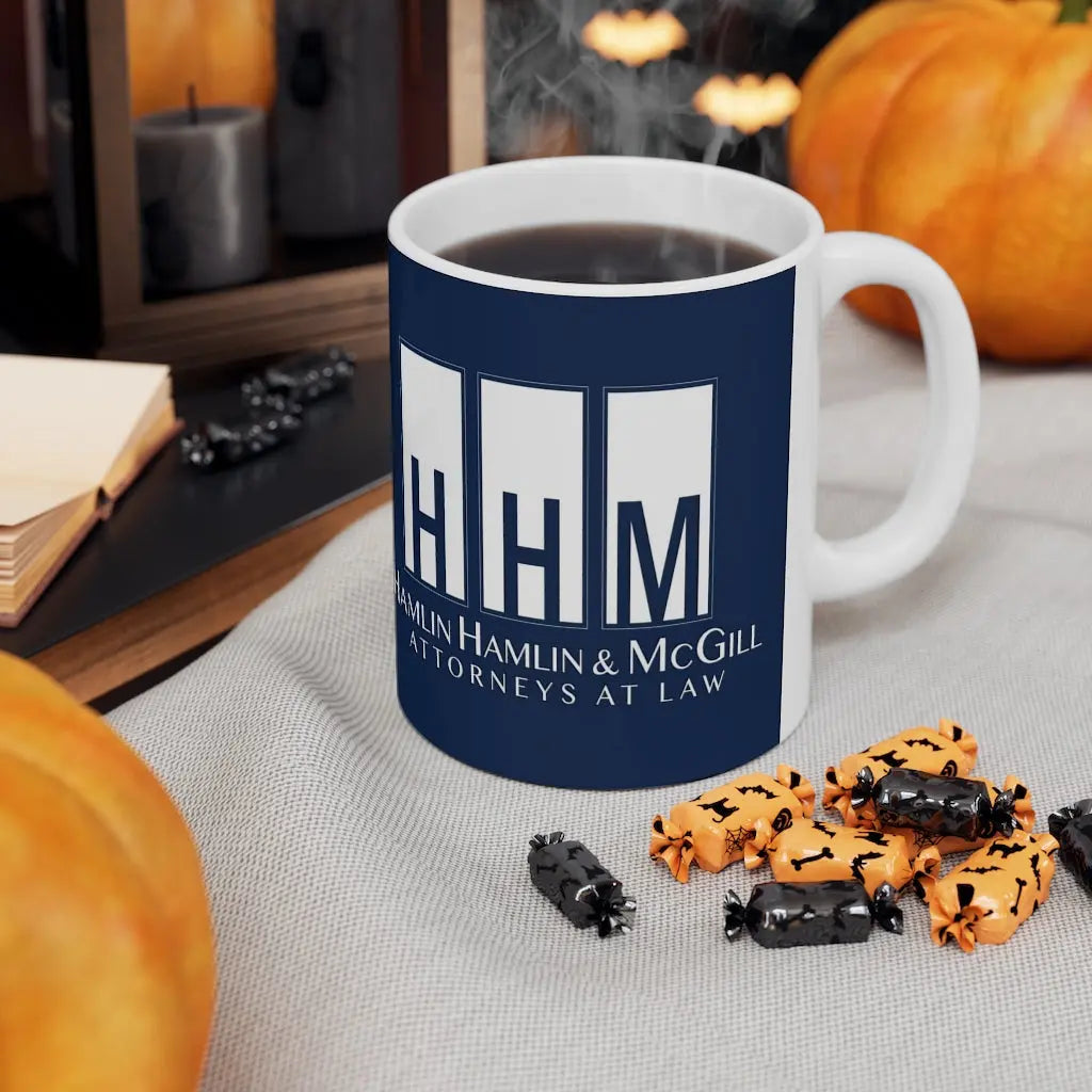 HHM Hamlin Hamlin McGill Mug 11oz, Better Call Saul fan gift - Geek House Creations