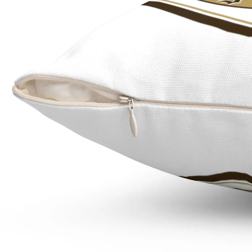 Leaky Cauldron Square Pillow, White - Geek House Creations