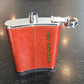 Supernatural Winchesters leather covered Flask, 8 oz. from Supernatural TV show - Geek House Creations