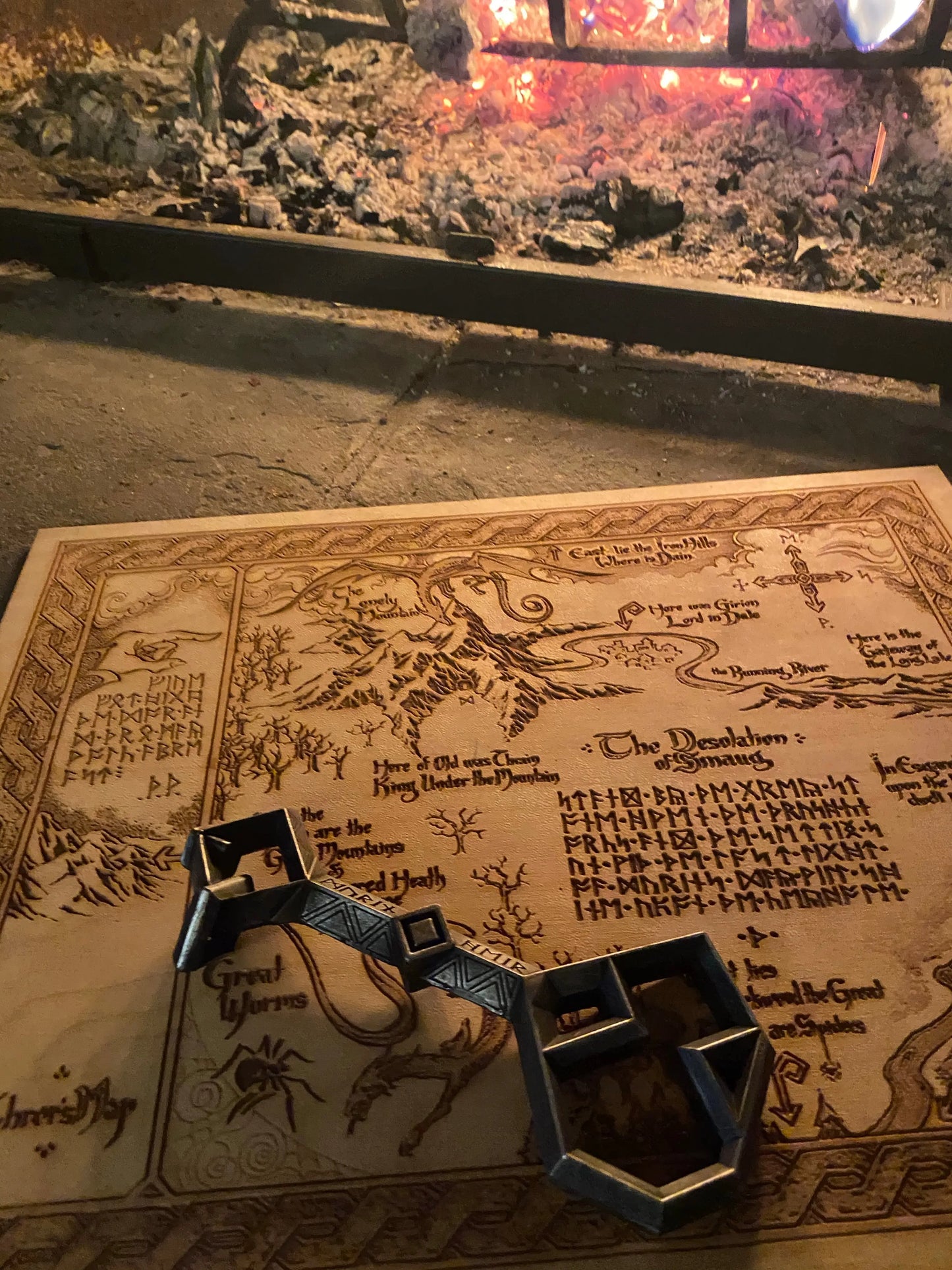 Key of Erebor, LOTR fan art - Geek House Creations