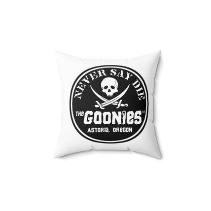 Goonies Never Say Die Square Pillow