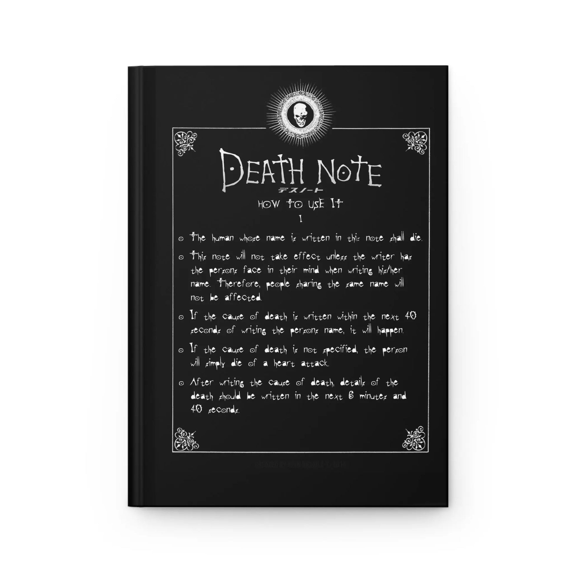Death Note Journal from Manga Series – Geek House Creations