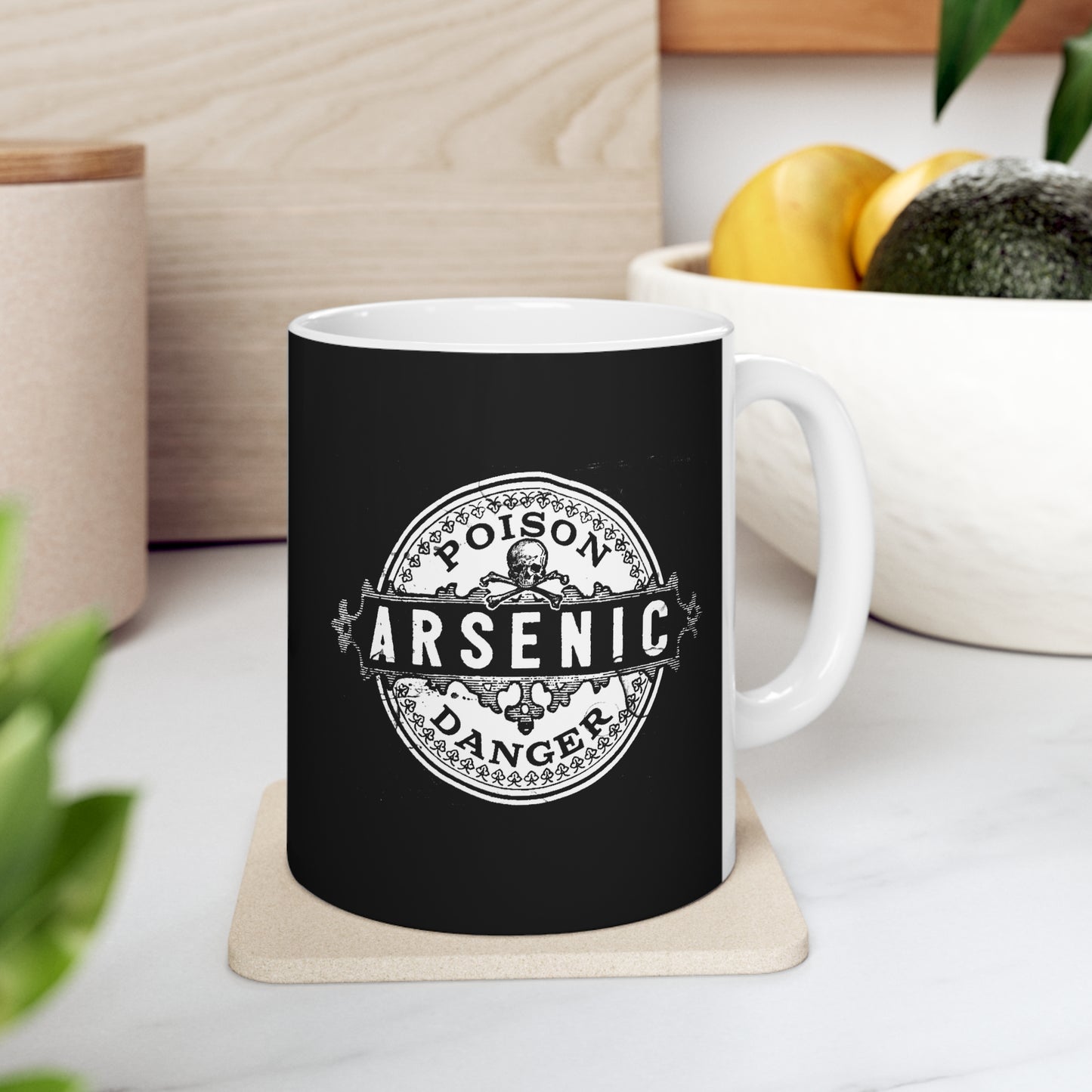 Arsenic Vintage Poison Label Mug 11oz