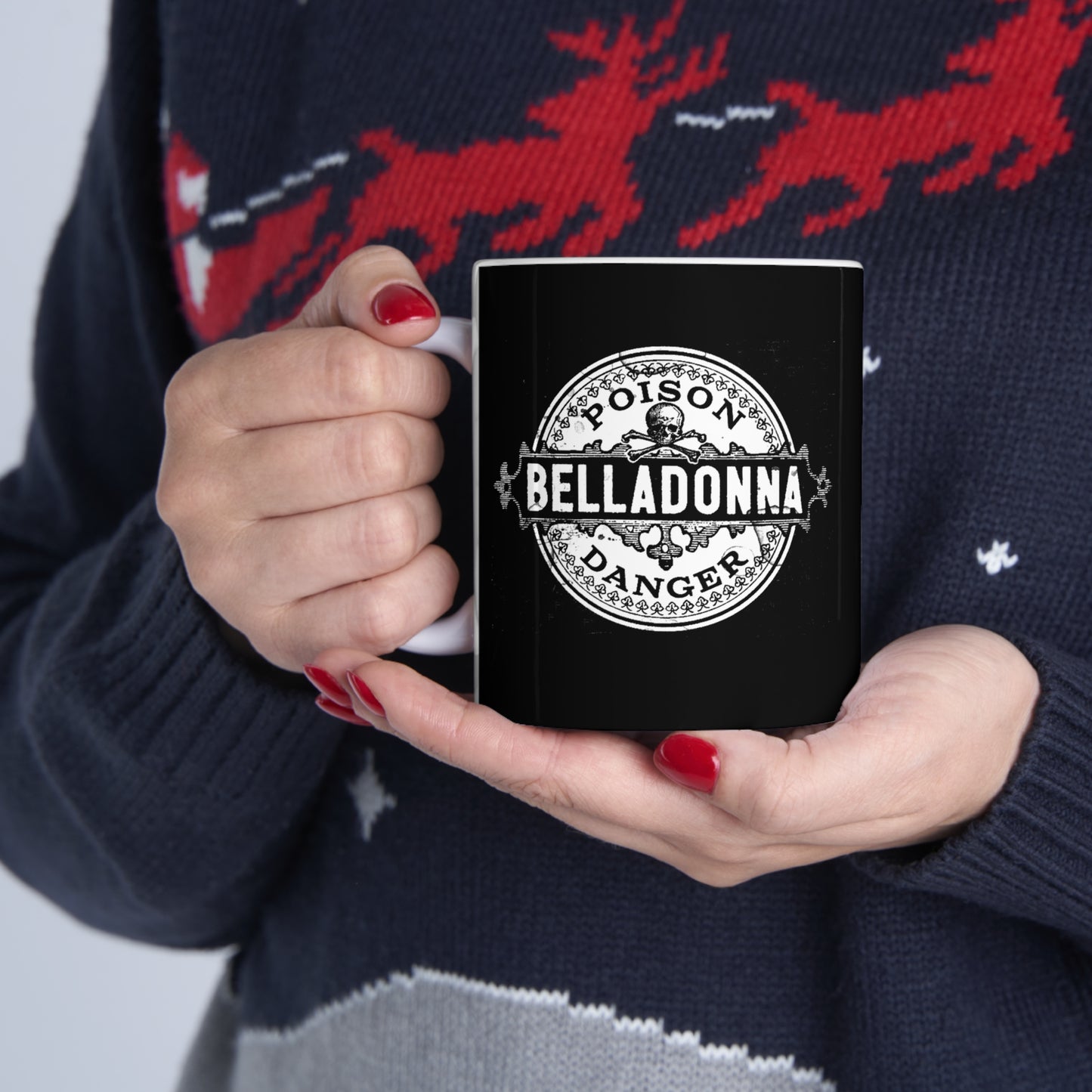 Belladonna Vintage Poison Label Mug 11oz