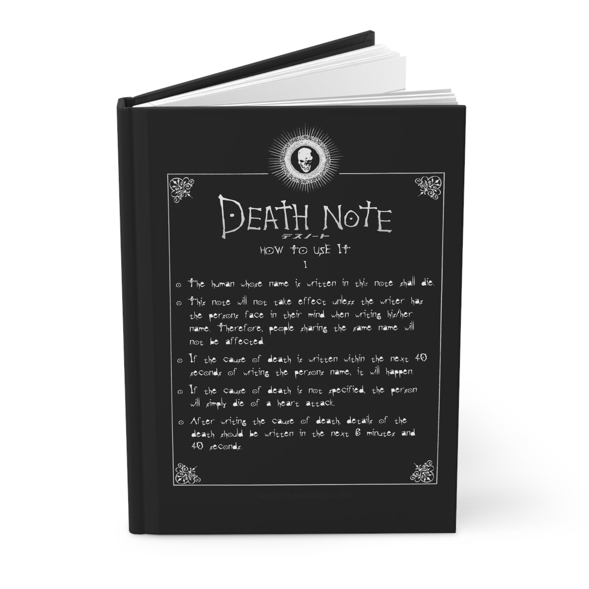 Death Note Journal Cover