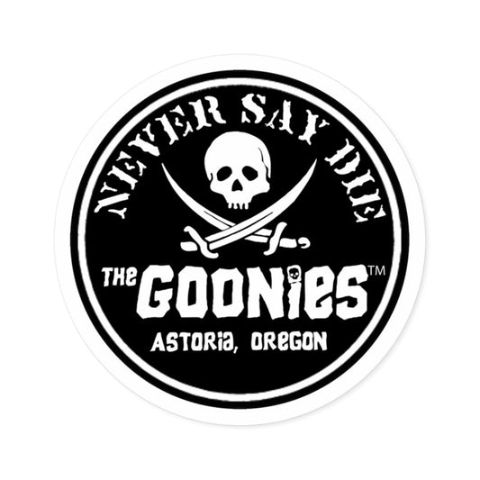 Goonies Never Say Die Stickers, perfect for fans of the Goonies movie - Geek House Creations