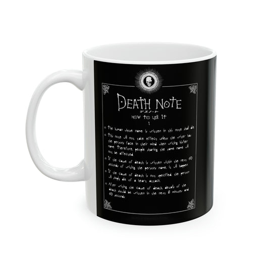 Death Note Mug, 11oz - Geek House Creations