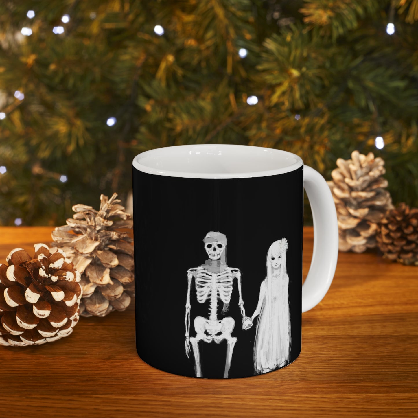 Skeleton Couple Mug 11oz