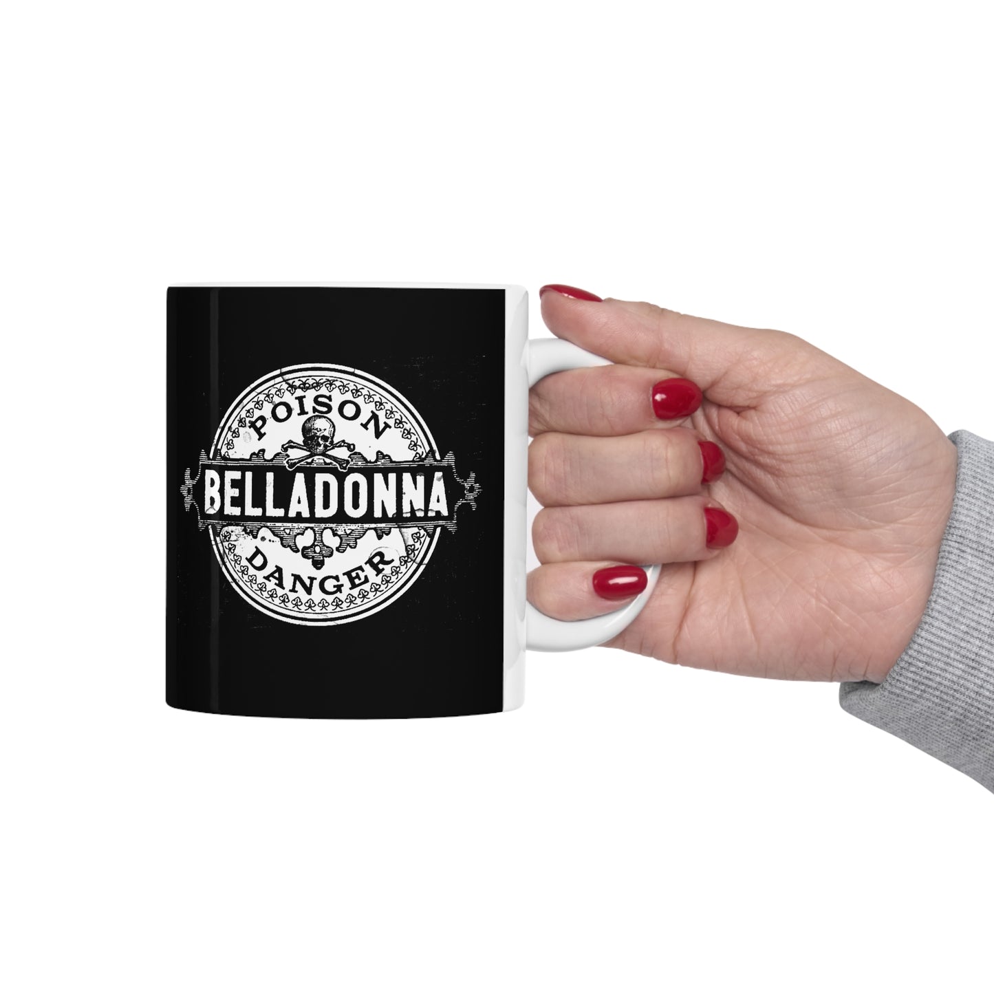 Belladonna Vintage Poison Label Mug 11oz