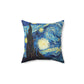 Starry Night Square Pillow