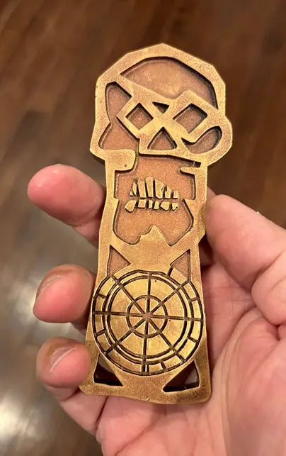 Goonies One Eye Willie Copper Bones Skeleton Key Prop - Geek House Creations