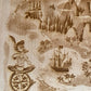 Never Land Peter Pan Inspired Map Wall Art, woodwork