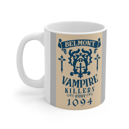 Castlevania Belmont Vampire Hunter Ceramic Mug 11oz - Geek House Creations
