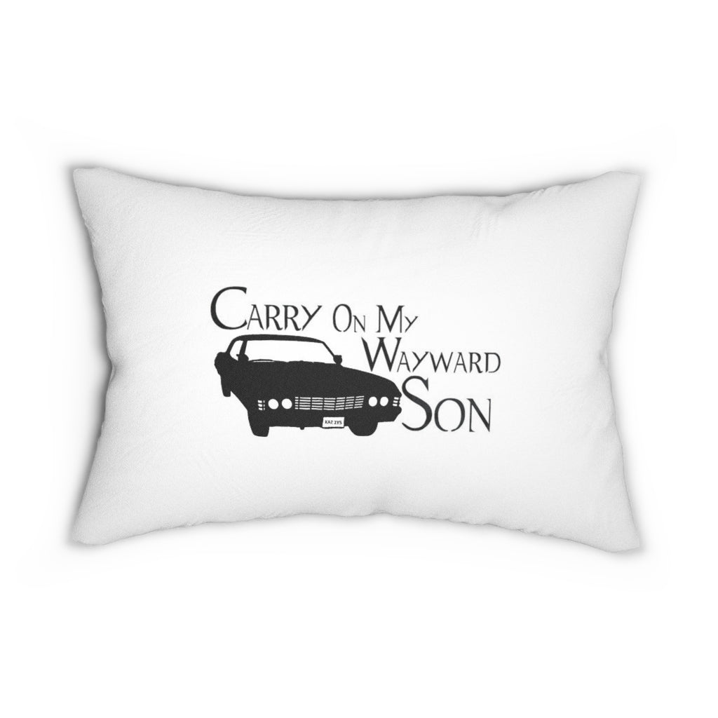 Supernatural Carry On My Wayward Son Pillow - Geek House Creations
