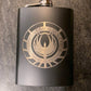 Battle Star Galactica Stainless BSG 75 Steel hip flask - Geek House Creations