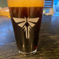 The Last of Us Fireflies Logo Beer Pub Pint Glass - Geek House Creations