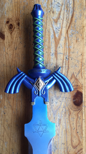 Legend of Zelda Link Master Sword display - Geek House Creations