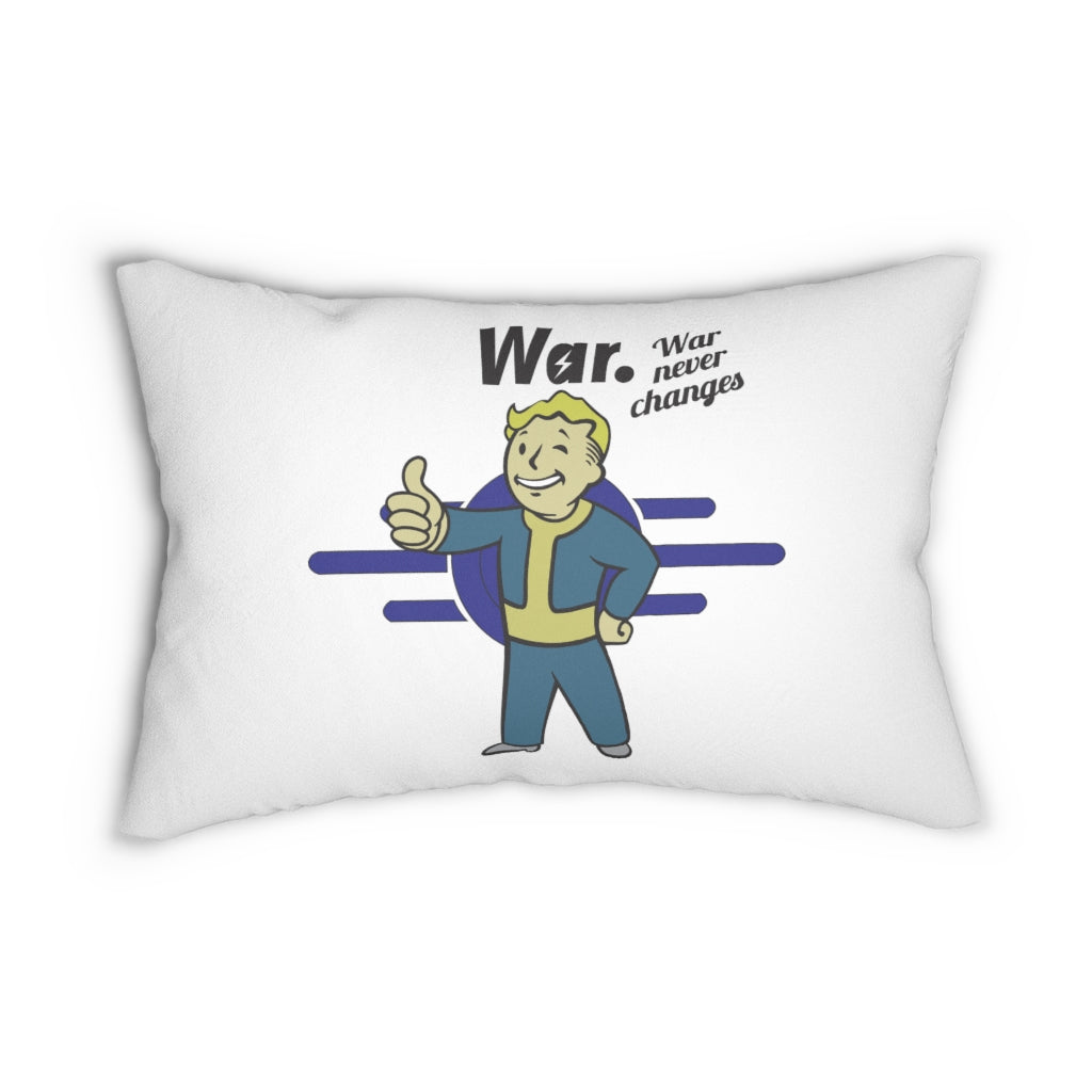Vault Boy War Never Changes Pillow - Geek House Creations