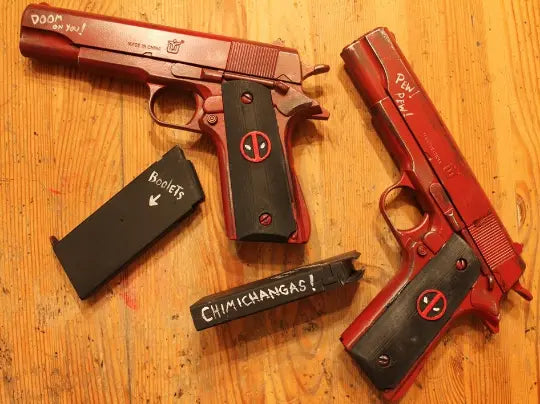 Deadpool Twin Pistols Cosplay props