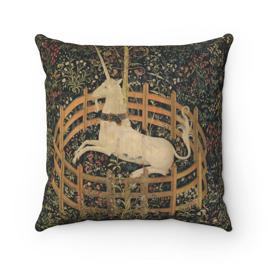 Unicorn In Captivity Square Pillow - Geek House Creations