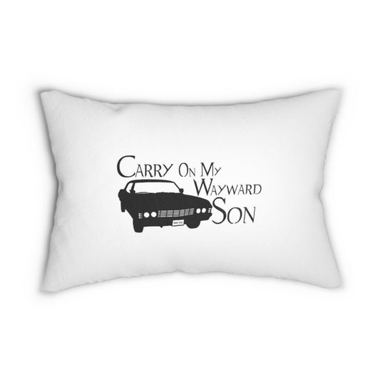 Supernatural Carry On My Wayward Son Pillow - Geek House Creations