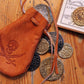 Pirate Coins with small leather "purse", great for Medieval Fantasy Cosplay, Pirate Booty - Geek House Creations