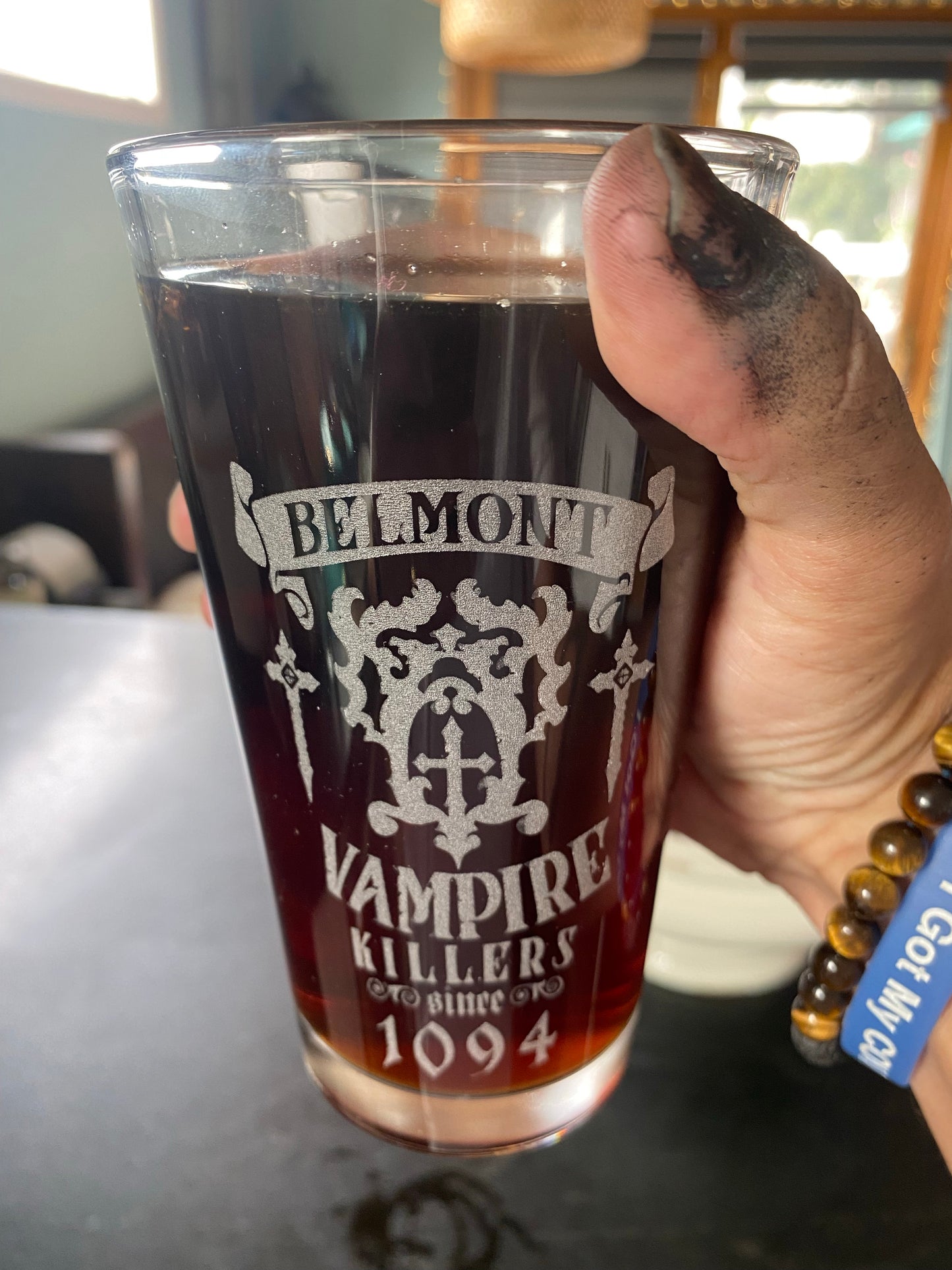 Castlevania Pint Glass, Drink ware - Geek House Creations