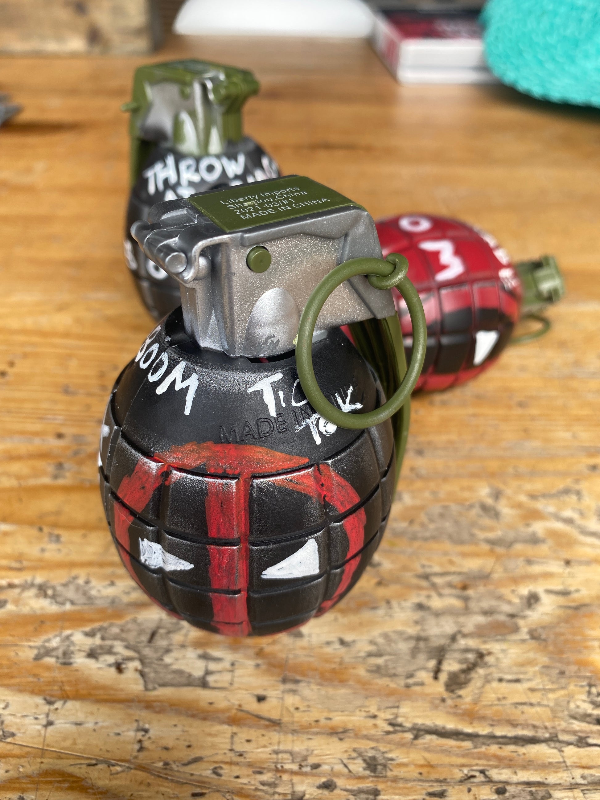 Dead Pool Toy Grenades Cosplay props - Geek House Creations