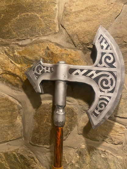 Skyrim Nordic Axe, Foam cosplay and LARP prop - Geek House Creations