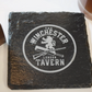 Slaughtered Lamb, Prancing Pony, Winchester Pub, and Green Dragon Inn Slate Coasters Set of 4 - Geek House Creations
