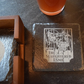 Slaughtered Lamb, Prancing Pony, Winchester Pub, and Green Dragon Inn Slate Coasters Set of 4 - Geek House Creations