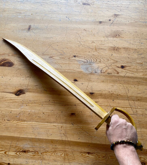 toy wooden pirate sword 